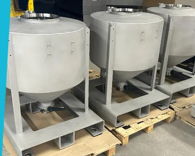 Pharma hoppers manufactured by Constant Group