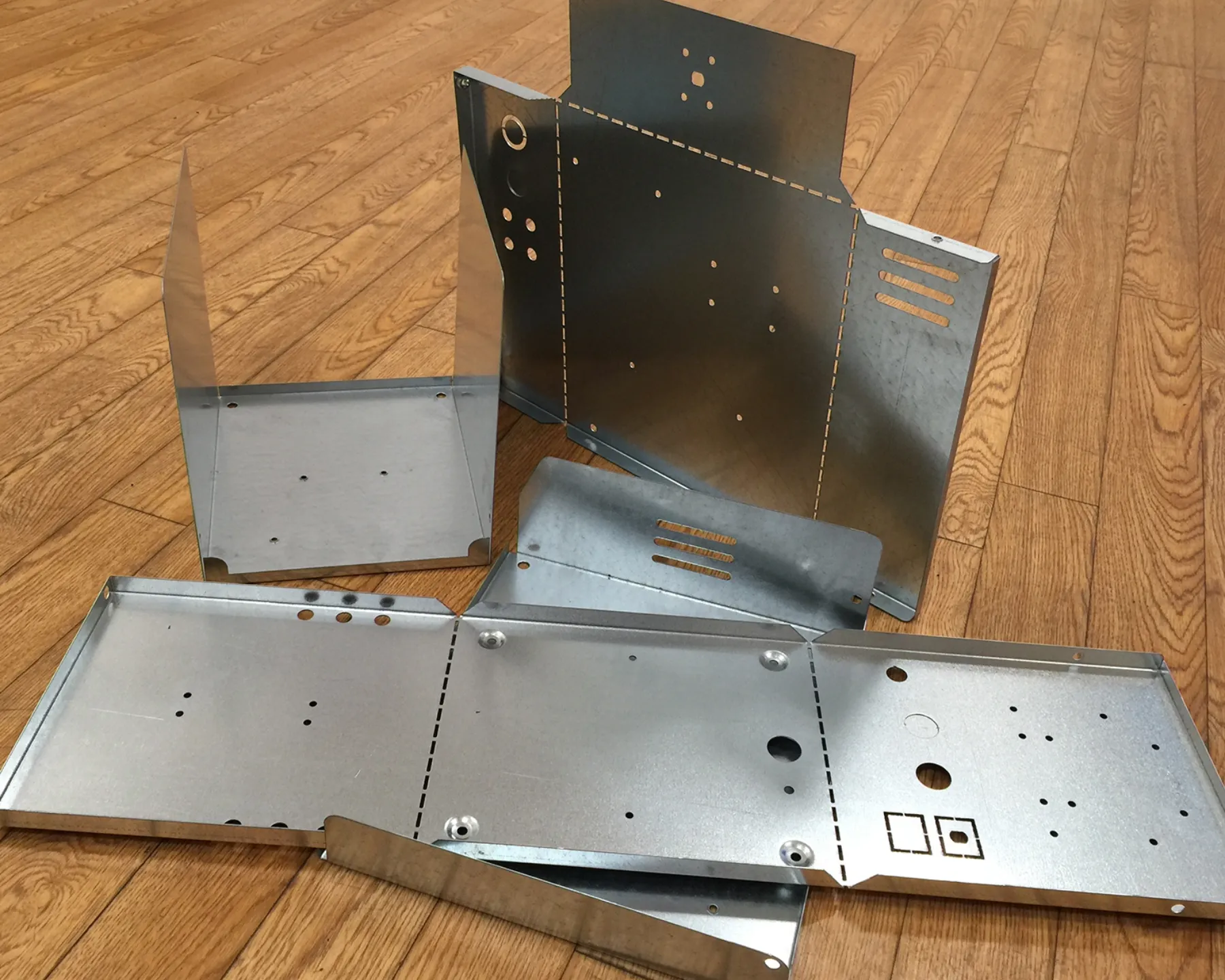 Electric box part samples