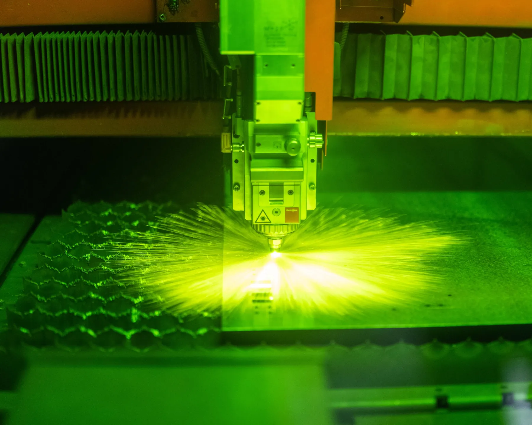 Laser cut metal parts