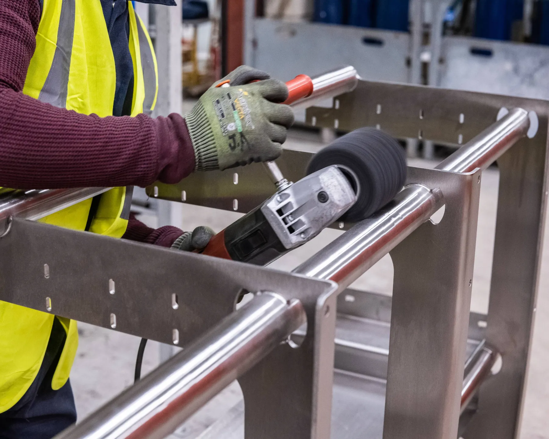 Powder coating line