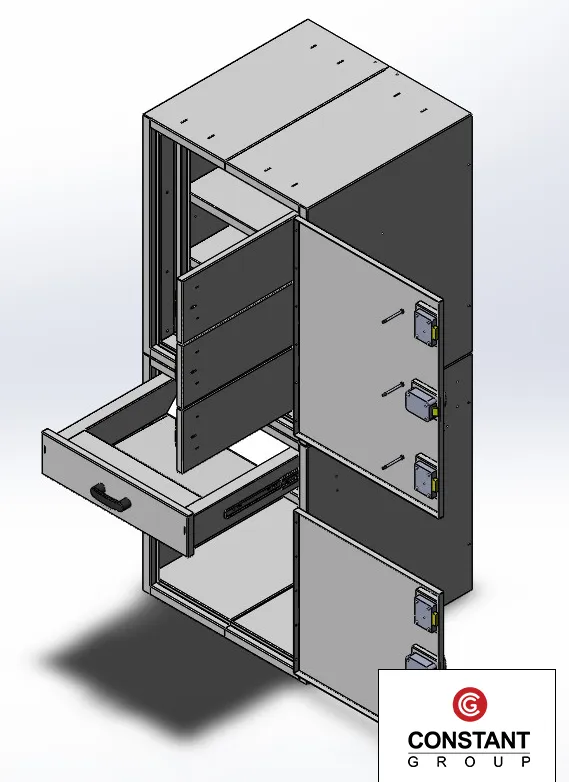 Large Security Cabinet And Safe