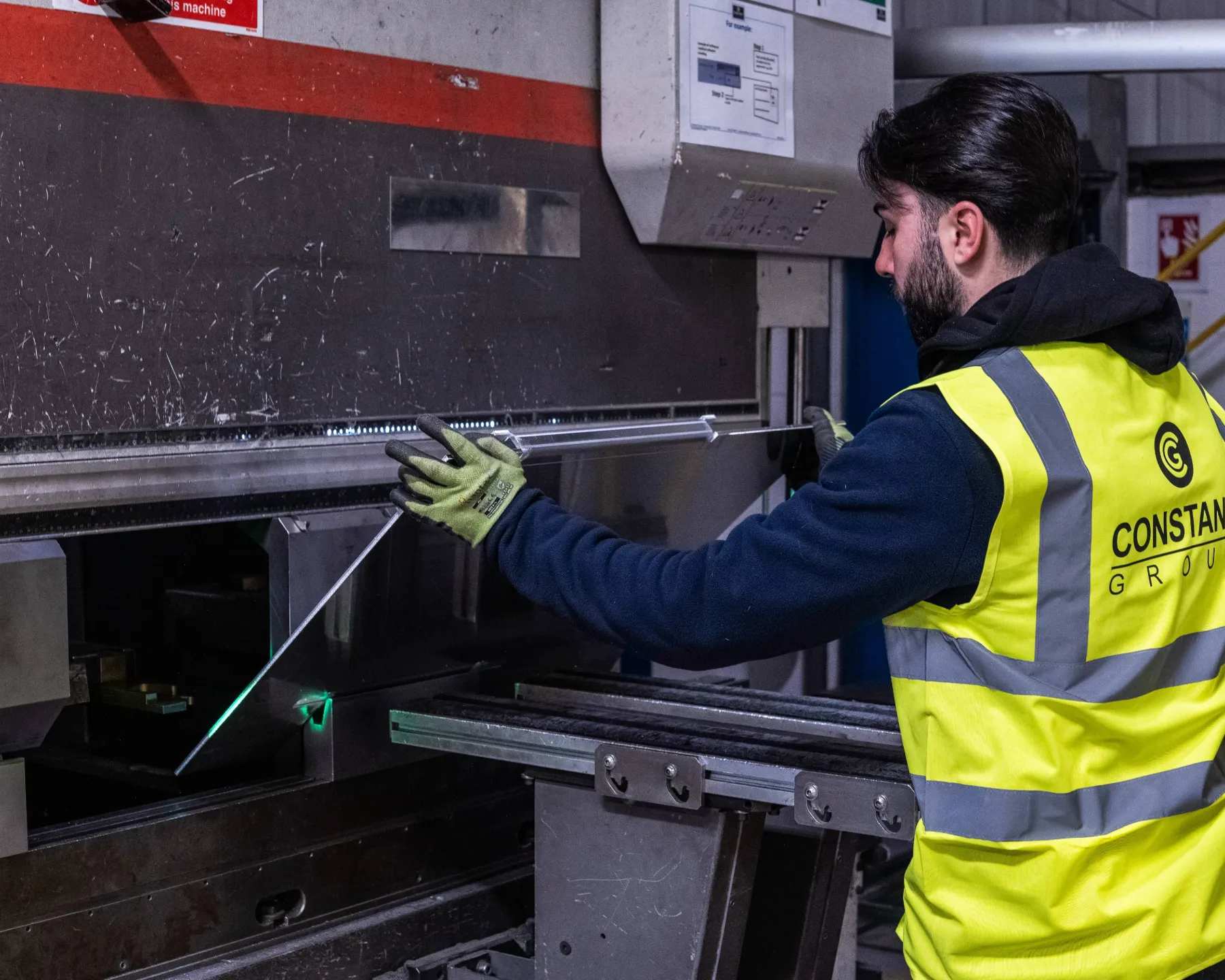 Press brake output